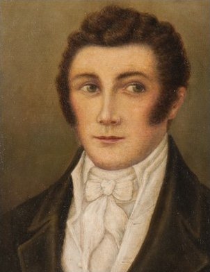 Retrato de Luis Vernet pintado por Luisa Vernet de Lloveras