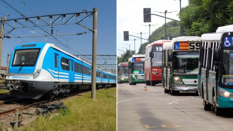 Aumentan 8% las tarifas de colectivos y trenes en el AMBA