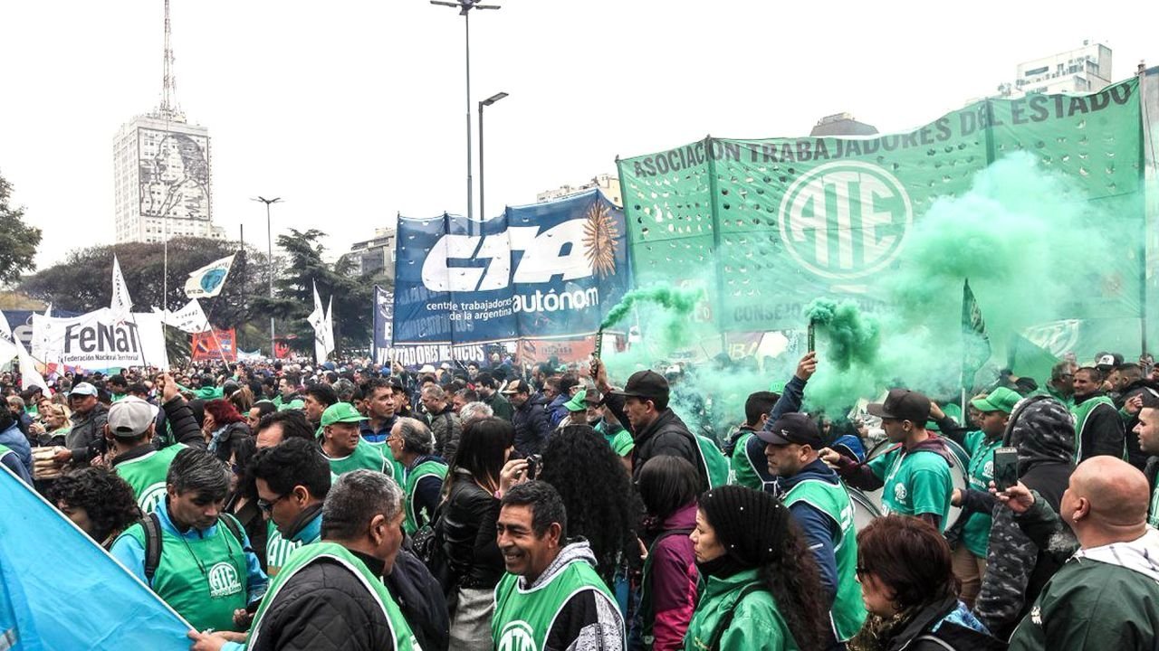 ATE y CTA Autónoma llaman a paro nacional para el 16 de junio