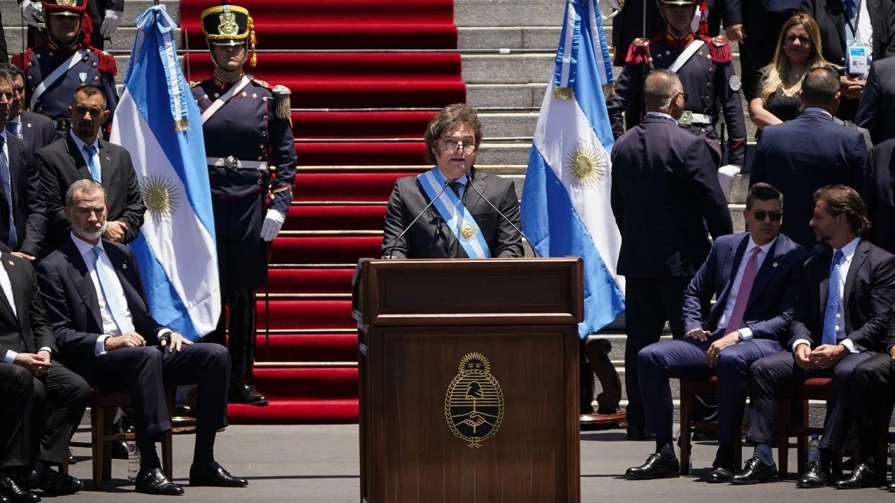 Así fue la asunción presidencial de Milei