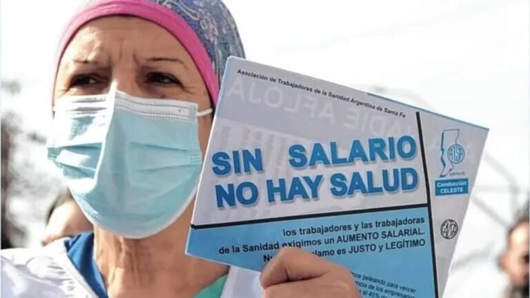 El gremio de sanidad anunció un paro de 24 horas