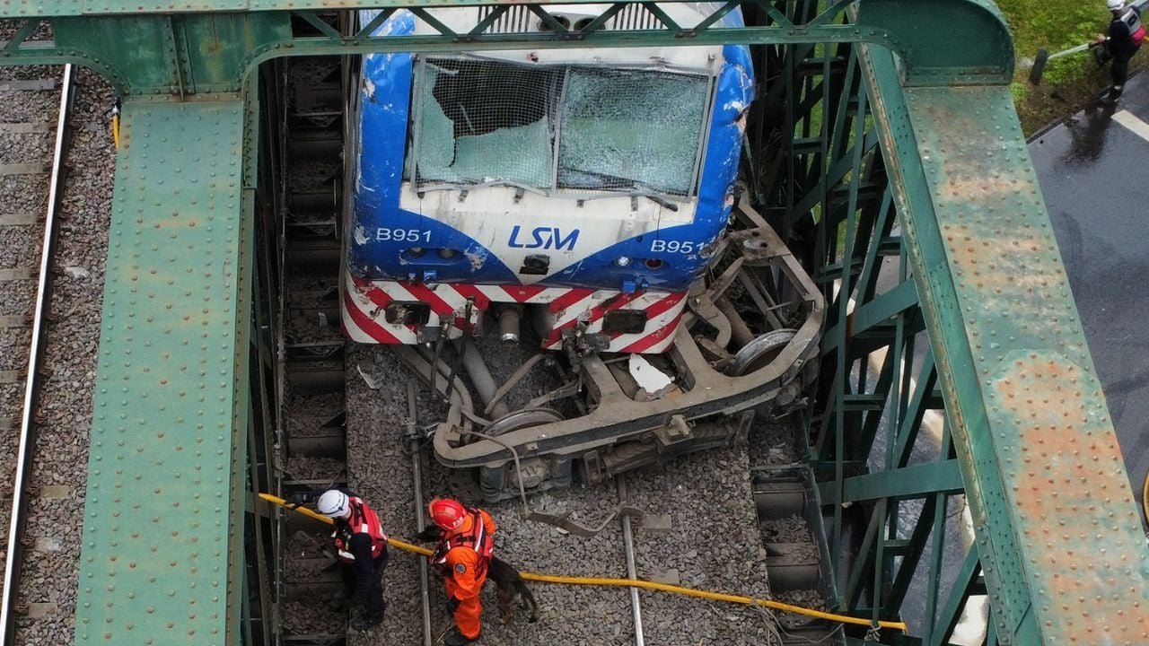 Chocaron dos formaciones del tren San Martín y ya hay 90 heridos