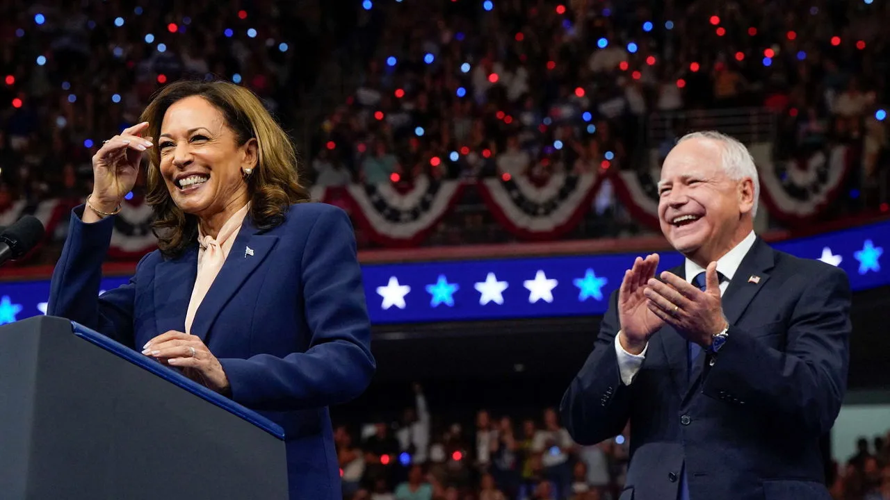 Tim Walz será el compañero de fórmula de Kamala Harris