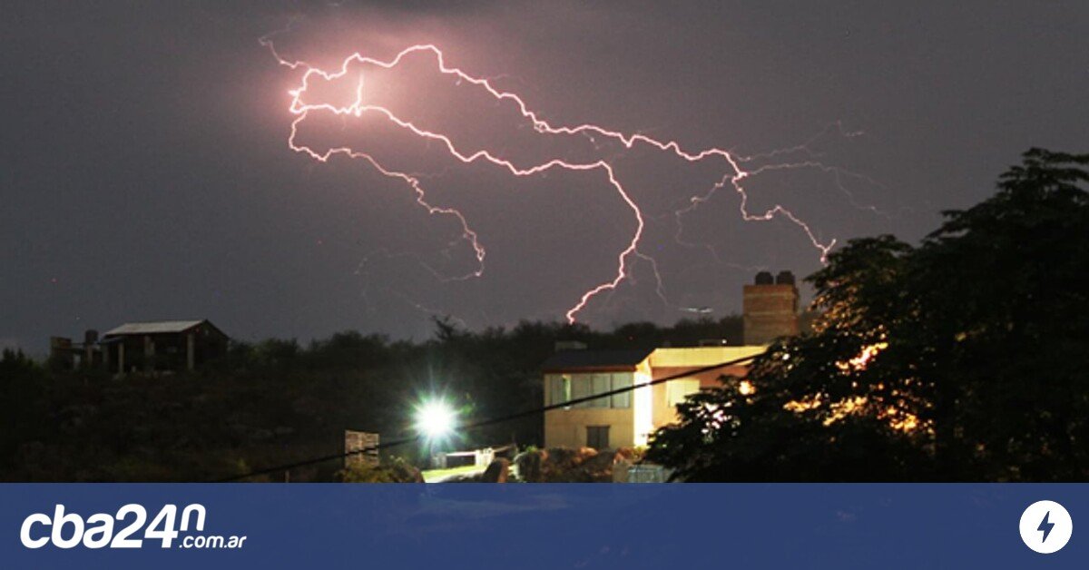 Alertan en Córdoba: tormentas y pronóstico