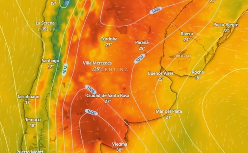 Alertas meteorológicas por tormentas en provincias argentinas