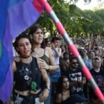 Asamblea LGBTQ+ contra Milei en Lezama