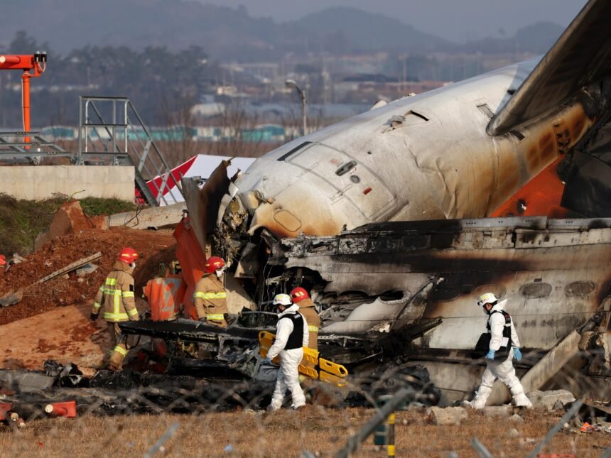 Cajas negras del avión de Corea del Sur revelan detalles clave.