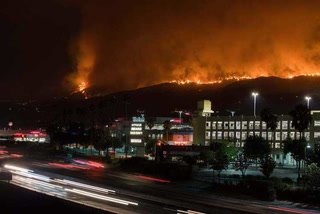 Incendios forestales en Los Ángeles: impactantes imágenes aéreas