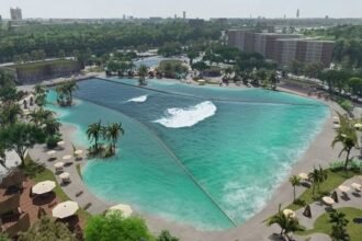 Nuevo mar artificial cerca de Buenos Aires atrae turistas