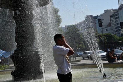 Ola de calor en Argentina: calor extremo en el norte y centro