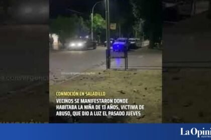 Vecinos indignados protestan por abuso en Saladillo