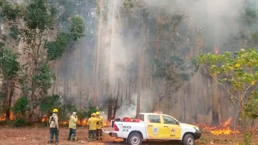 Corrientes arde: 3 focos y una víctima