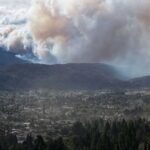 Fuego en El Bolsón: caos y evacuaciones urgentes