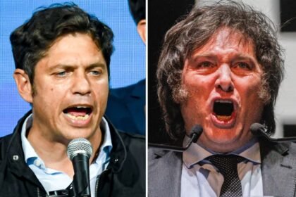 Kicillof y Milei: choque por economía e inseguridad