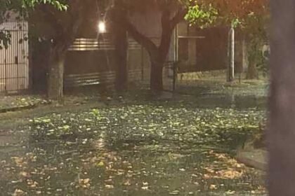 Tormenta y granizo azotan Gran Mendoza