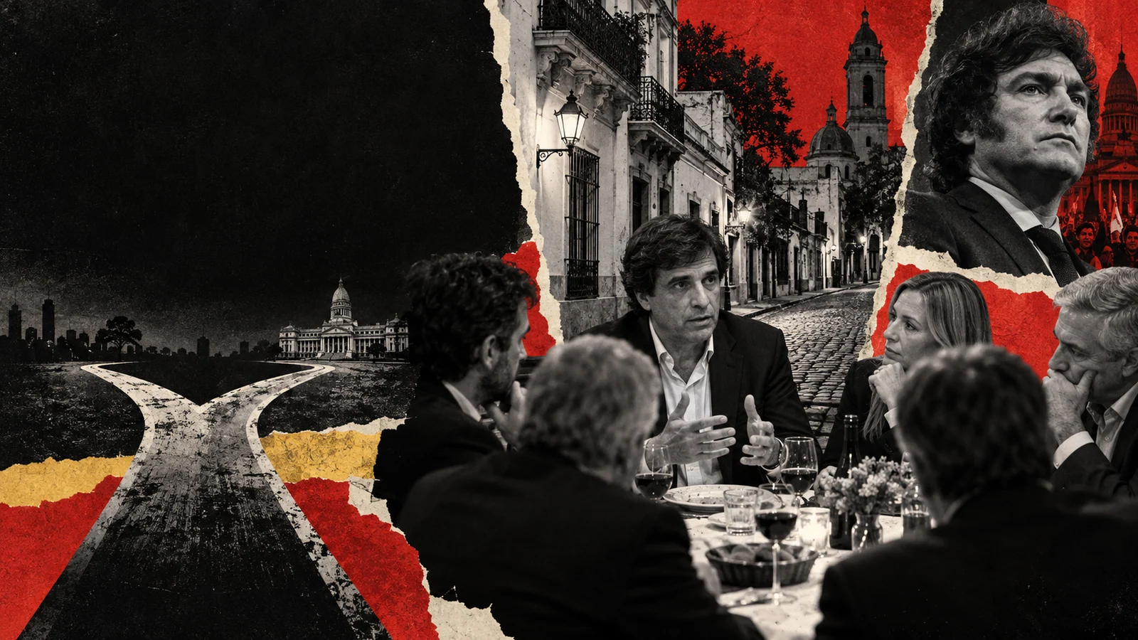 Collage editorial de Lacunza reunió al PRO en San Telmo y abrió una candidatura propia frente a Milei.