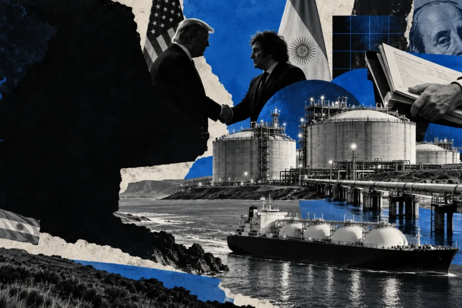 Collage editorial de Quirno llevó a Nueva York el financiamiento de Argentina LNG: EXIM, proveedores y capital privado.
