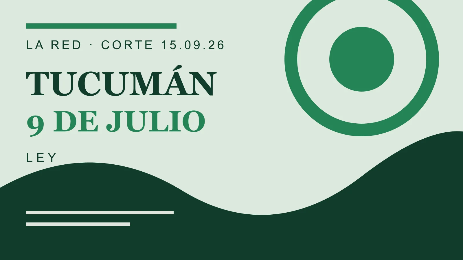 Portada editorial de Tucumán convirtió en ley una tradición de 1991: los actos nacionales del 9 de Julio deberán hacerse en San Miguel.