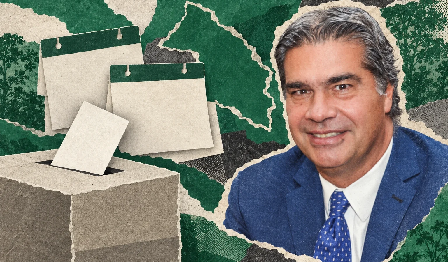 Collage conceptual original de La Red, 27/10/2026, asistido por IA. Retrato de archivo de Jorge Capitanich derivado de fotografía oficial de diciembre de 2019, Gobierno de Argentina, CC BY 4.0, vía Wikimedia Commons (Basterra y Capitanich, recorte). Composición nueva; no fotografía del Consejo del PJ del 26/10/2026.