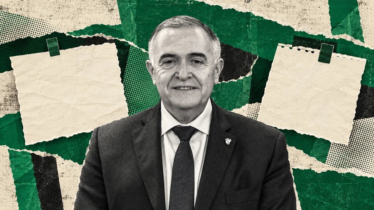Jaldo de archivo en collage conceptual verde: autonomía provincial y disputa por la conducción del PJ tucumano