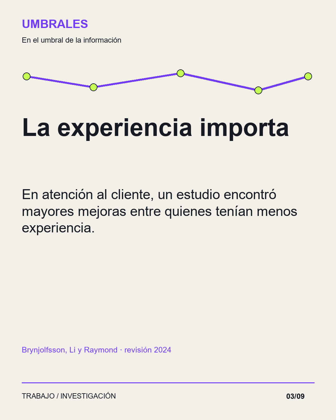 La IA puede apoyar a trabajadores principiantes