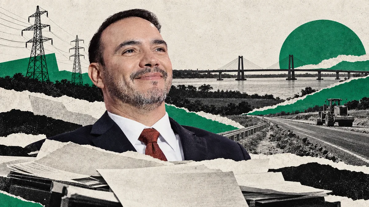 Collage conceptual con rostro de archivo de Juan Pablo Valdés; contexto ilustrativo, no registro del hecho